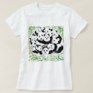 Family Pandas T-Shirt Funny