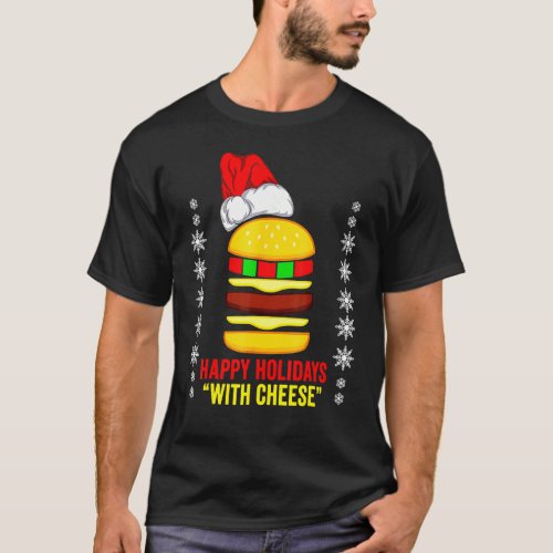Family Party Happy Holiday With Cheese Funny Chris T_Shirt