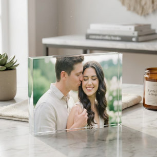 Family Personalized Photo Acrylic Block Gift