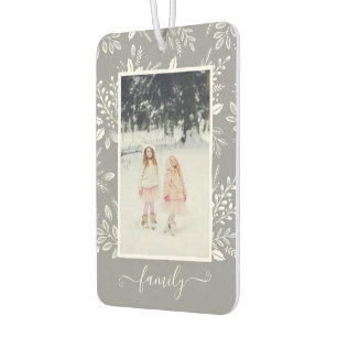 FAMILY Personalized Photo Car Air Freshener