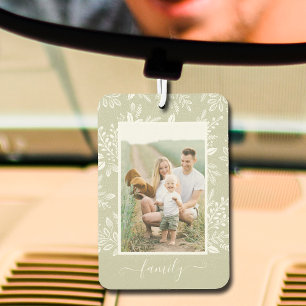 FAMILY Personalized Photo Car Air Freshener
