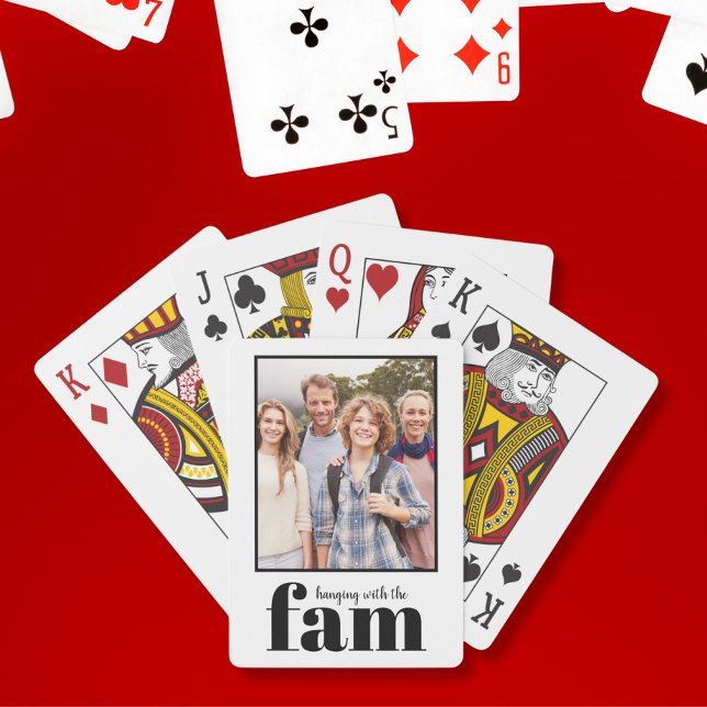 Family Personalized Photo Poker Cards (Creator Uploaded)