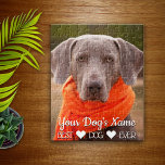 Family Pet Photo Personalized Jigsaw Puzzle<br><div class="desc">Fun family pet photo for this fun personalized jigsaw puzzle. Upload your dog's pic and edit the name text for a wonderful,  one of a kind family fun gift idea.</div>