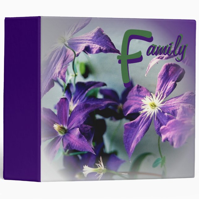 Family Photo Album 3 Ring Binder (Front/Spine)