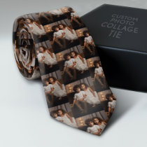Family Photo All Over Print - Vertical Pic Neck Tie