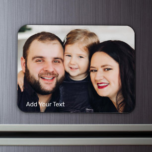 Family Photo and Text Magnet