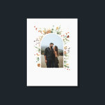 Family photo arch watercolor botanical elegant can canvas print<br><div class="desc">Family photo arch watercolor botanical elegant canvas. Ideal wedding,  anniversary,  birthday or Christmas gift</div>