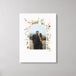 Family photo arch watercolor botanical elegant can canvas print<br><div class="desc">Family photo arch watercolor botanical elegant canvas. Ideal wedding,  anniversary,  birthday or Christmas gift</div>