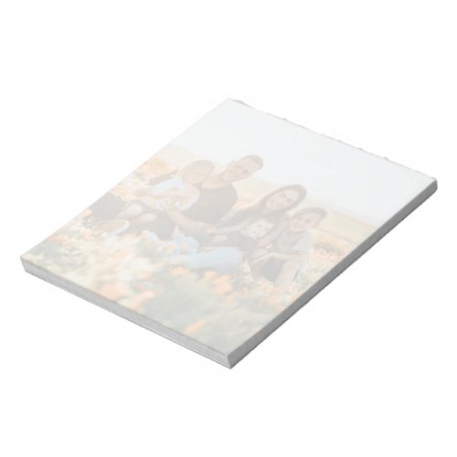 Family Photo Background Notepad