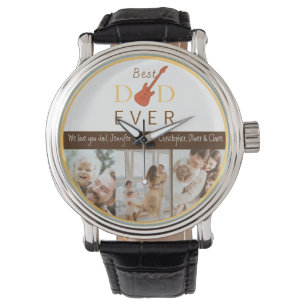 Family Photo Best Dad Eve Modern Fathers Day Watch