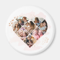 Family Photo Best Grandma Ever Heart Shape 8 Photo