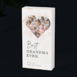 Family Photo Best Grandma Ever Heart Shape 8 Photo Wooden Box Sign<br><div class="desc">❤ BEST GRANDMA GIFTS - A simple, gift for grandma, ❤ GREAT GIFTS FOR ANY OCCASION - They can be great for Mothers Day gifts for grandma, make stellar 50th 55th 60th 70th 80th birthday gifts for grandma, Christmas gifts for grandma, grandma retirement gifts, grandmother anniversary gifts, "Just because, "...</div>