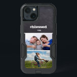 Family Photo #blessed | name initials iPhone 13 Case<br><div class="desc">Embrace a unique combination of protection and personalization with our "Love & Memories" Family Photo #blessed Custom iPhone 13 Case. Inspired by the desire to keep treasured moments close, this case reflects the blend of functionality and personalized style that is highly sought after in Zazzle's tech accessory collection. This iPhone...</div>