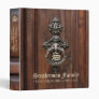 Family Photo Book Scrapbook Vintage Antique Wood 3 Ring Binder