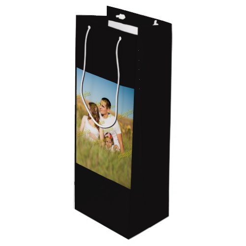 Family Photo Budget Special Cool Wine Gift Bag