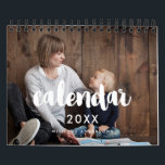 Family photo calendar 2025<br><div class="desc">A modern photo calendar to customize with your family pictures,  a perfect way to start the year 2025. Fully customizable text colors.</div>