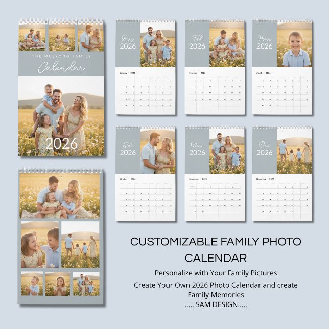 Family Photo Calendar 2026 – A Year Full of Love (Creator Uploaded)