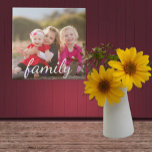 Family Photo Ceramic Tile<br><div class="desc">Family photo personalized gifts. Photo credit Photography © Storytree Studios,  Stanford,  CA.</div>