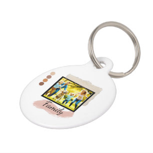 Family Photo: Cherish Every Moment Pet ID Tag