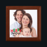 Family Photo Christmas Box - Personalized Gift<br><div class="desc">Treasure your memories with this elegant personalized gift box featuring your family photo! The high-quality printed lid displays your picture in vibrant detail, while the spacious interior stores jewelry, keepsakes, or holiday treats. Perfect for grandparents, newlyweds, or memorial gifts! Includes soft lining and measures 5.5"l x 5.5"w x 2.3"h -...</div>