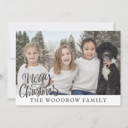 Family Photo Christmas Card