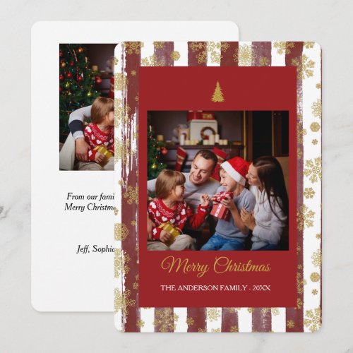 Family Photo Christmas Card