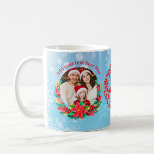 Family Photo Christmas, Custom Holiday Gifts Coffee Mug
