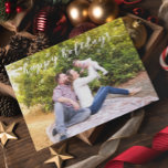 Family Photo Christmas Happy Holidays Snowflake Postcard<br><div class="desc">This design was created through digital art. It may be personalized by clicking the customize button and changing the photo, color, adding a name, initials or your favorite words. Contact me at colorflowcreations@gmail.com if you with to have this design on another product. Purchase my original abstract acrylic painting for sale...</div>