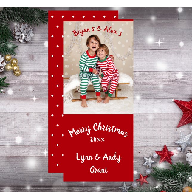 Family Photo Christmas Holiday Card (Family Photo Christmas Holiday Card)