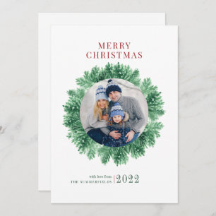 Family Photo Christmas Holiday Card
