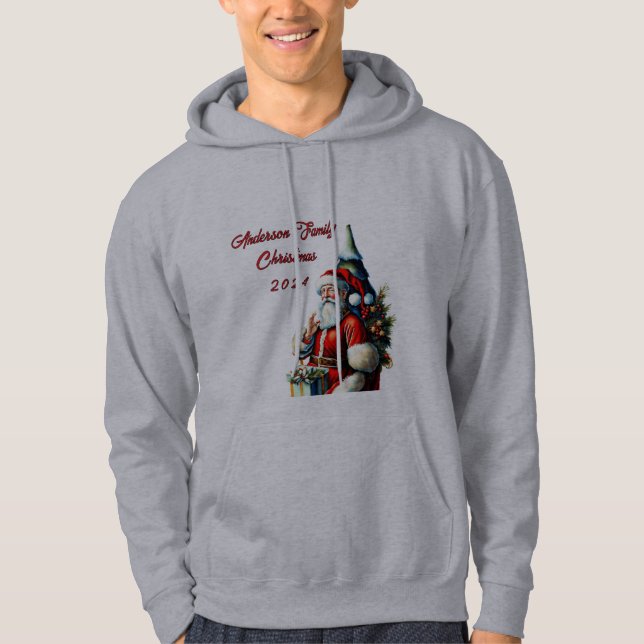 Family Photo Christmas Hoodie (Front)