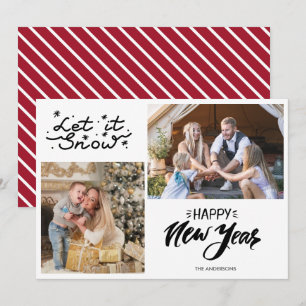 Family Photo Christmas Let it Snow New Year