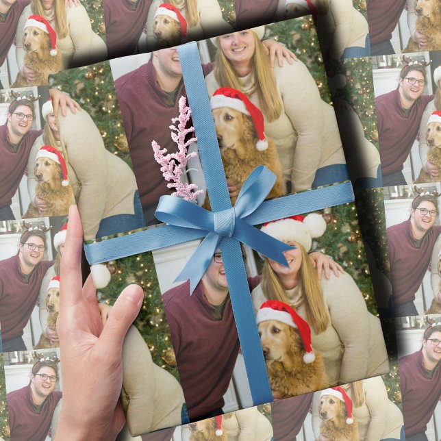 Family Photo Christmas Wrapping Paper (Creator Uploaded)