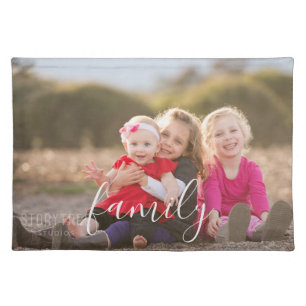 Family Photo Cloth Placemat