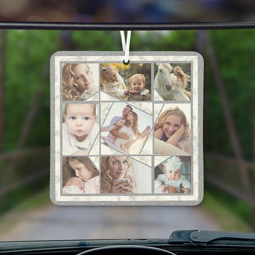 Family Photo Collage 18 Instagram Pictures Marble Air Freshener