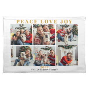 Family Photo Collage 2022 Cloth Placemat