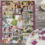 Family Photo Collage 31 Picture Pink Jigsaw Puzzle