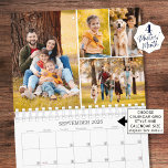 Family Photo Collage 4 Photos Per Month Calendar<br><div class="desc">Organize your days and celebrate your memories by creating your own custom personalized photo collage calendar with 4 pictures per month (53 total photos including cover photos) utilizing this simple, easy-to-upload photo collage template for each month. Add special days like birthdays and anniversaries by adding text in EDIT and placing...</div>