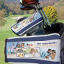 Family Photo Collage - Add 7 Photos & Custom Text Golf Head Cover