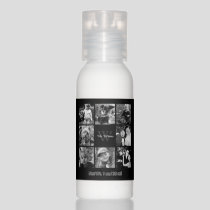 Family Photo Collage and Monogram Hand Lotion