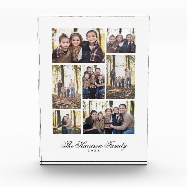 Family photo collage block (Front)