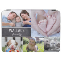 Family photo collage chalkboard block iPad air cover Family photo collage chalkboard block iPad air cover