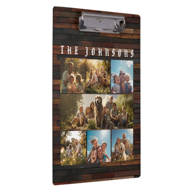 Family Photo Collage Clipboard (Right)