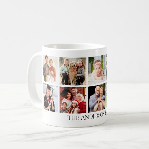 Family Photo Collage Coffee Mug