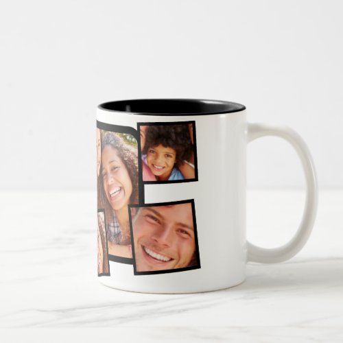 Family Photo Collage Coffee Mug Set