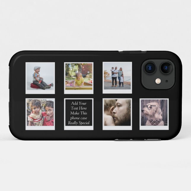 Family Photo Collage Create Your Own Case-Mate iPh iPhone Case (Back (Horizontal))