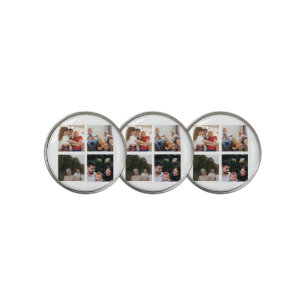 Family Photo Collage Custom Magnetic Golf Ball Marker