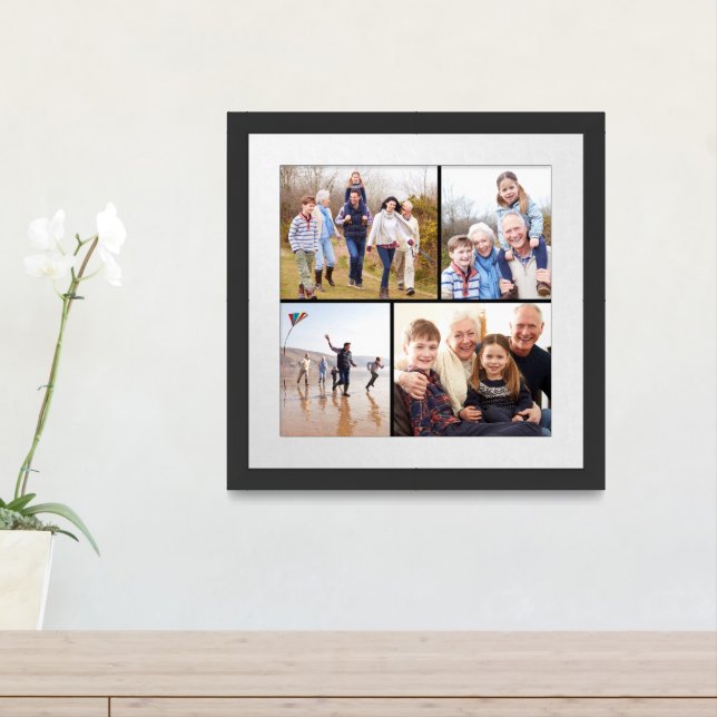 Family Photo Collage Framed Art (Entryway)
