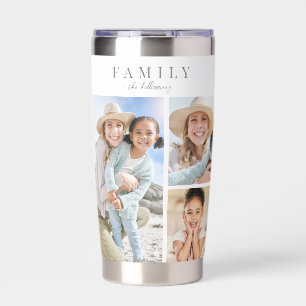 Family Photo Collage Insulated Tumbler