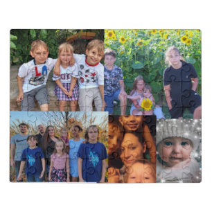 Family Photo Collage Jigsaw Puzzle